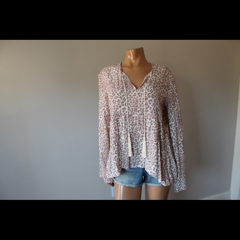 ✖️Sold✖️Marchesa Rose NWT Pink Leopard Babydoll